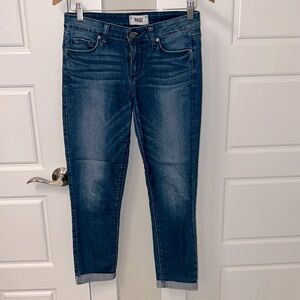 EUC PAIGE Denim Kylie Crop Cuffed Jeans